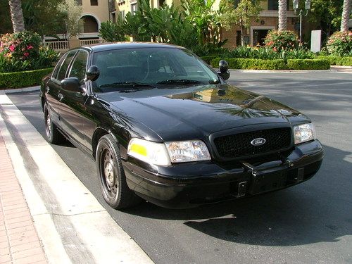 2007 ford crown victoria black interceptor interceptor california automatic