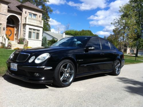 E55 amg renn tech black excellent condition navigation