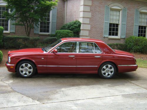 2001 bentley arnage red label