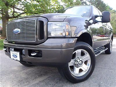 Ford super duty f-250 4wd harley davidson 4 dr crew cab truck diesel 6.0l v8 fi