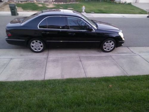 2003 lexus ls430 base sedan 4-door 4.3l black on black