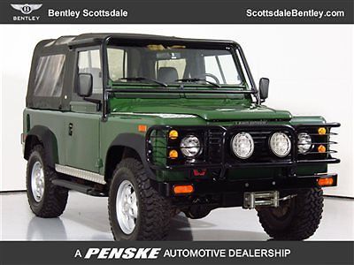 94 land rover defender 90 4x4 49k miles brush guards 5-spd trans sof top 95 97