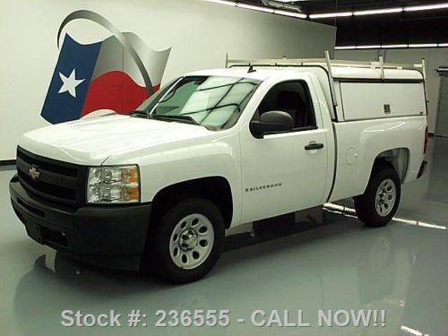 2009 chevy silverado regular cab v8 utility shell 76k texas direct auto