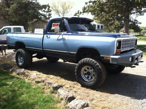 Classic 1984 dodge 3/4 ton pickup