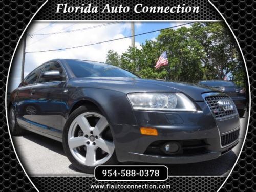 07 audi a6 4.2 quattro s-line awd v8 xenons leather sunroof 1-owner clean carfax