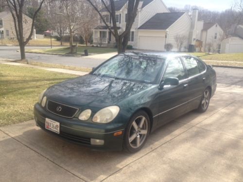 1998 lexus gs300 runs great. legendary car. quiet engine