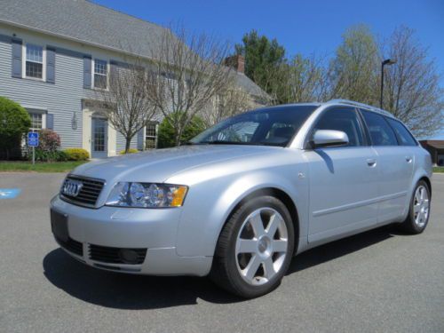 A4 avant quattro 3.0l 6 speed stick heated leather sunroof smoke free