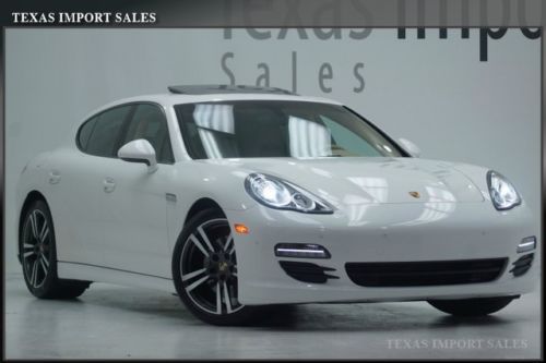 2012 panamera v6 3.6l 26k,white/beige,20-inch turbo wheels,bose,shades,finance