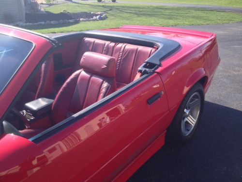 1990 Chevy IROC Convertible Rare Red Leather, image 8