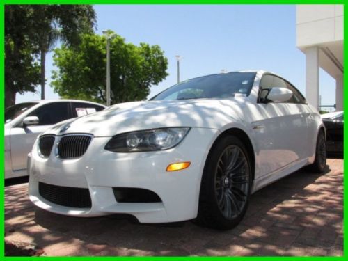 08 alpine white 6-speed manual 4l v8 m-3 *heated leather seats *comfort access