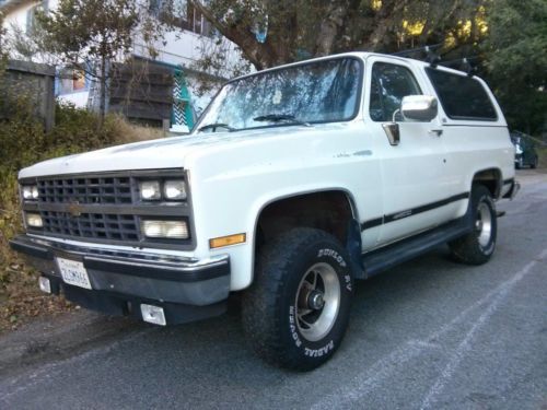 1989 chevrolet blazer silverado sport utility 2-door 5.7l