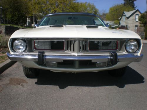 Rare 1973 plymouth cuda 340, factory air,