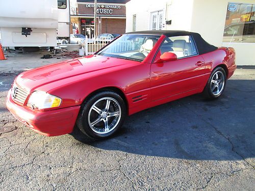 1999 mercedes-benz sl500 conv 2-door 5.0l v8 - 61k actual miles w/ hard top