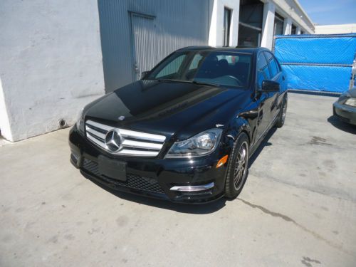 Mercedes benz 2013  c250 4-door sedan  black