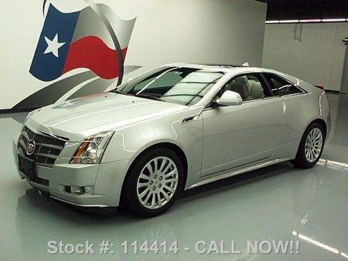 2011 cadillac cts premium sunroof nav rear cam 23k mi texas direct auto