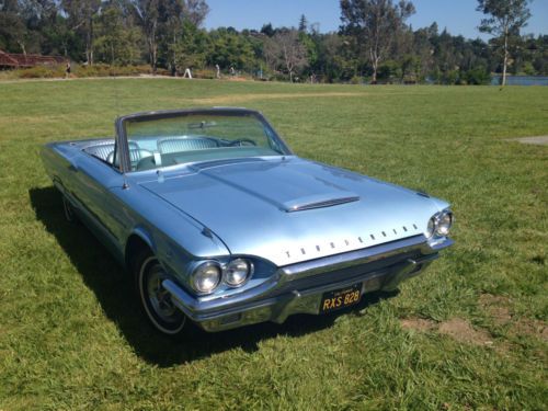 1964 ford thunderbird convertible &#034;california blue bird&#034;