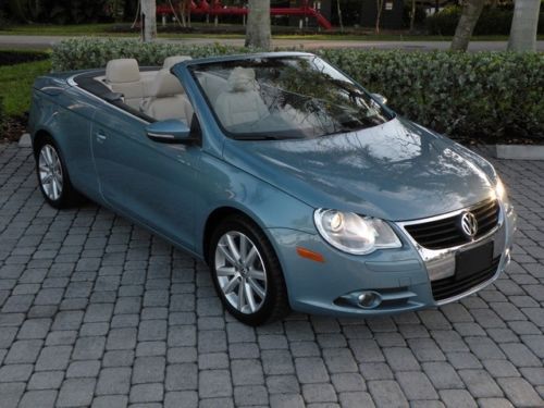 09 eos komfort automatic convertible heated seats ipod integration sunroof