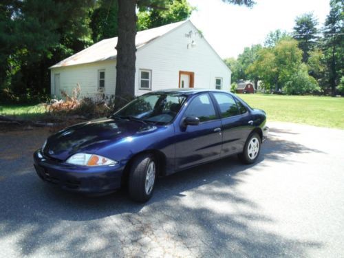 2001 chevrolet cavalier sedan cng &amp; gasoline state owned runs good no reserve