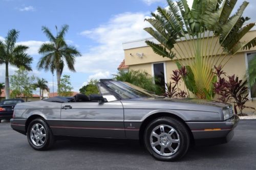 1989 cadillac allante hardtop convertible chrome wheels 55k miles florida driven