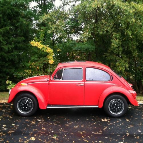 &#039;74 volkswagen beetle w/ sun- roof and new engine, chassis, wheels &amp; upholstery