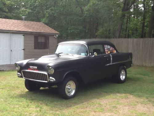 1955 chevy, hot rod gasser