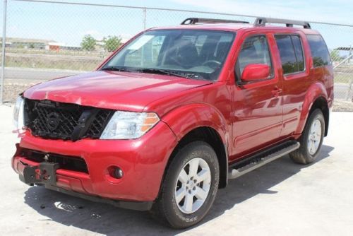 2012 nissan pathfinder sv damaged repairable fixer priced to sell export welcome