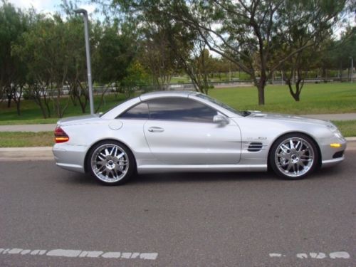 2005 sl55 amg/renntech mercedes benz with custom wheels &amp; custom audio