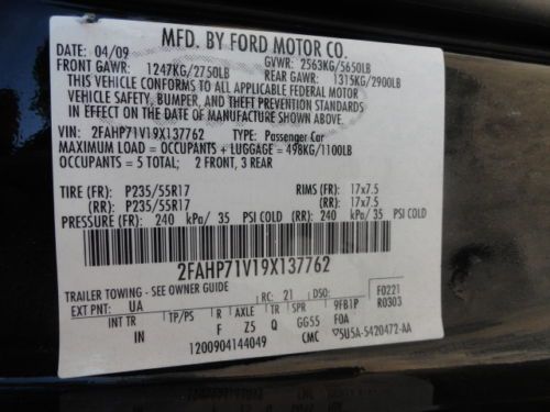 2009 Black Ford Crown Victoria 4 Door Sedan One Owner, image 19