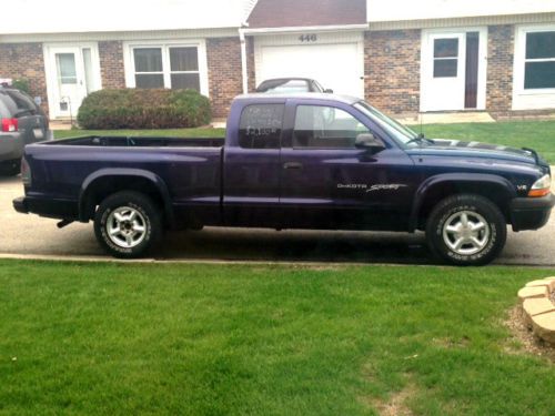 1998 dodge dakota sport extended cab pickup 2-door 3.9l