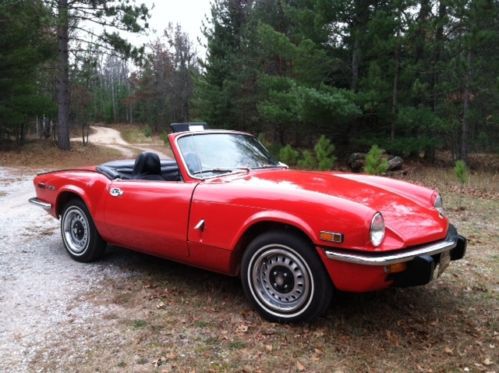 1972 triumph spitfire mark iv - red - no rust