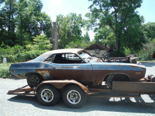 1974 cuda bs23 rolling shell 79 71 72 73 clean title!!! barracuda rare!!