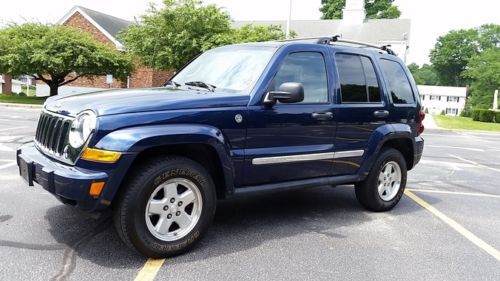 2005 jeep liberty limited sport utility 4-door 2.8l diesel one owner no reserve