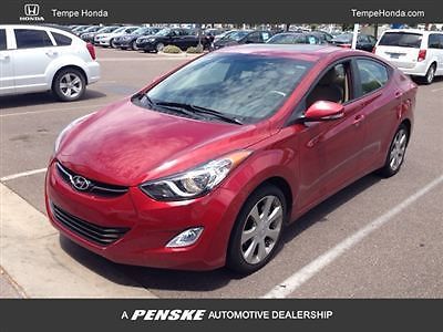 4dr sdn auto limited hyundai elantra low miles sedan gasoline 1.8l i4 fi dohc 16