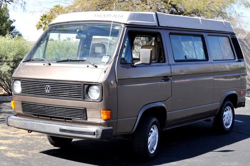 1985 vw bus "wolfsburg edition" westfalia weekender with pop-top