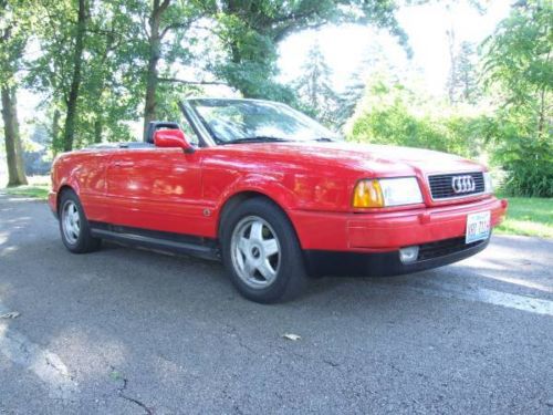 1995 audi cabriolet base convertible 2-door 2.8l convertible no reserve