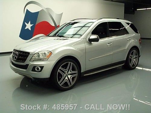 2009 mercedes-benz ml350 4matic awd sunroof nav 22&#039;s texas direct auto