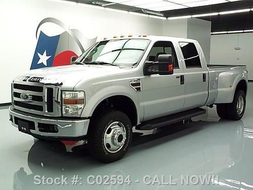 2008 ford f350 lariat crew 4x4 diesel dually tow 56k mi texas direct auto