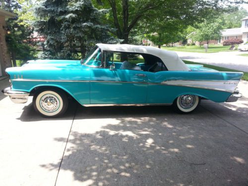 1957 chevrolet bel air base convertible 2-door 4.6l