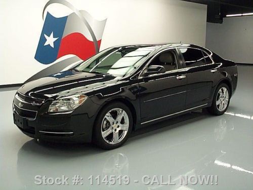 2011 chevy malibu lt2 htd leather chrome wheels 48k mi texas direct auto
