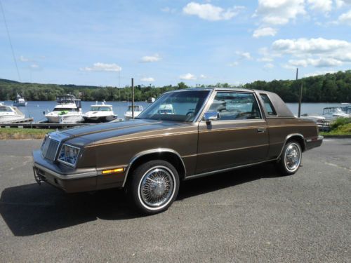 1985 chrysler lebaron base coupe 2-door 2.2l