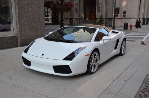 2008 gallardo spyder e-gear back up cam q-citura seats call chris 630-624-3600