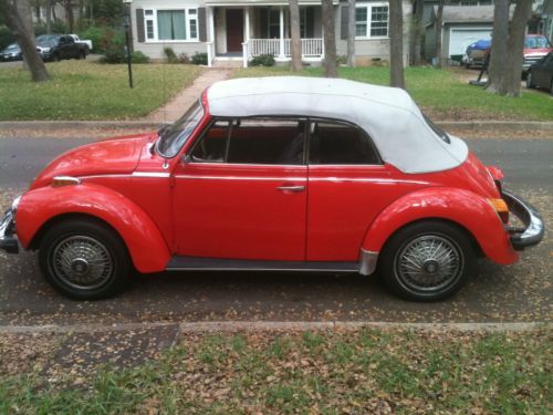 1979 volkswagen beetle convertible - same owner since 1984 low mileage survivor