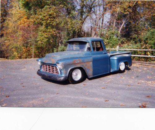 56 chevy truck stroker street rod, show truck, antique, hot rod, rat rod