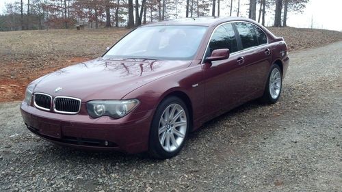 Bmw 745i 2002 (rare merlot color)