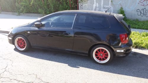 2003 Honda civic si k24a swap 109k miles black, US $4,200.00, image 3