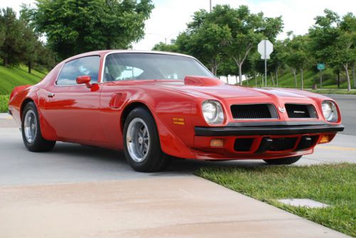 1974 pontiac firebird trans am y code 455. rebuilt 470 hp / 580 ft/lb torque