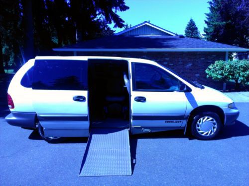 Handicap wheelchair van