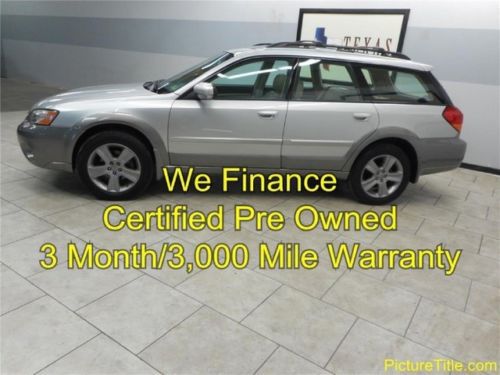 05 legacy outback awd h6 r ll bean leather sunroof warranty we finance texas