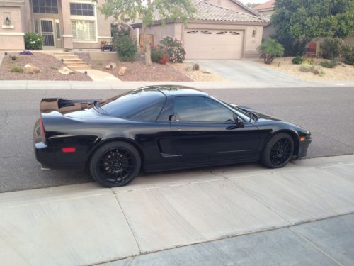 1991 acura nsx black on black 2 owners clean carfax automatic 17&#034;18&#034; rims stock