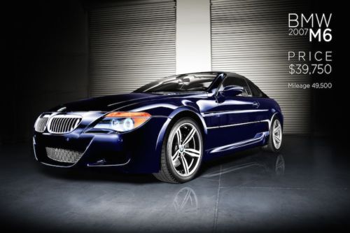 2007 bmw m6 base convertible 2-door 5.0l